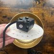 Water-Pump-attached-to-Drain-Plate.jpg Crystal Fountain - aka Kugel Fountain