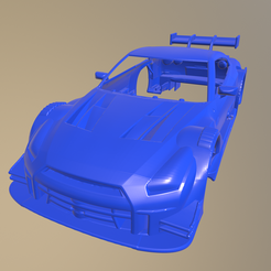 a021.png Fichier STL NISSAN GTR NISMO 2014 CARROSSERIE IMPRIMABLE・Design à télécharger et à imprimer en 3D