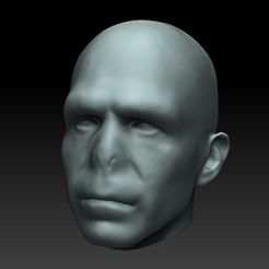 head.png Free STL file Voldemort's Head (Remixed)・3D printer model to download