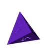 tetrahedron dice.stl Tetrahedron Dice