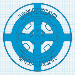 Cortante-rueda-rayo-mcqueen.png Fichier STL Lightning McQueen Wheel Cars Cookie cutter・Design imprimable en 3D à télécharger