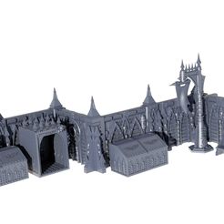 Gothic-Sci-Fi-City-Streets-1-Mystic-Pigeon-Gaming-1-w.jpg 3D file Gothic Hive Sci Fi City Scatter Terrain Pack A・3D printer design to download