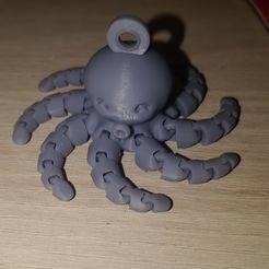 IMG_20211201_214039.jpg STL file octopus keyring・3D printable model to download
