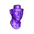 indy2.obj Fichier OBJ gratuit Indiana Jones Buste・Plan imprimable en 3D à télécharger