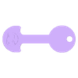 removable-shopping-cart-key.stl Removable Shopping Cart Key / Chip / Token, easy to print