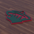 WildLogo.png Minnesota Wild Keychain