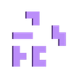 Pieces 3.STL Tetris Style Puzzle Game