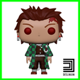 Tanjiro-Funko-Pop.png STL file TANJIRO - DEMON SLAYER FUNKO POP・Design to download and 3D print