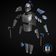 Medieval-Captain-Rex-Armor-Exploded.png Bartok Medieval Captain Rex Armor - 3D Print Files