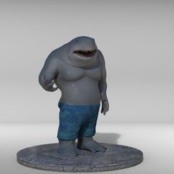 shark.1.jpg STL file King Shark (The Suicide Squad)・3D print design to download