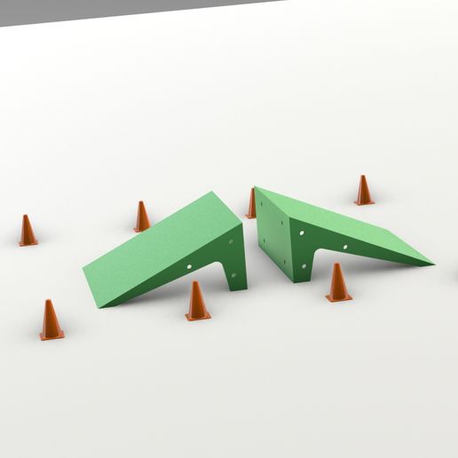 🚗 RC Ramp and Cone・ STL File for ・Cults