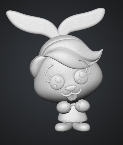 Coneja Acuarela / Plim Plim (Modelo 3D para Impresión en Resina)