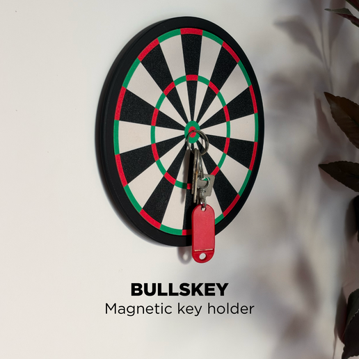 Bullskey, magnetic key holder.