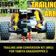 ff761d46-59b2-43e5-b67d-46d1e56adc5d.jpg TAMIYA GRASSHOPPER II : Trailing Arm Conversion Kit (MK3, Latest Version)