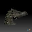 STL-99006-Dragon-Ladyn.jpg ドラゴン胸像 - Ladynie - HIGH-POLYGON