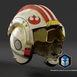 10007-2.jpg Rebel Pilot Helmet - 3D Print Files