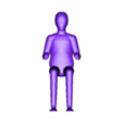 3DHumanModel-.STL 3D Human Model Sitting