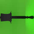 render-2.png Tap To Pay batman Wand STL files – Contactless Payment NFC Wand Prop – single color 3D Print
