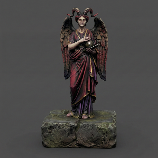 Crocell Goetia Demon STL Statue