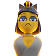 2.png 3D Sculpting Ankha From Animal Crossing in Blender3d