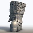 Tlaloc-Aztec-God-Bust0003.jpg Busto del Dios Azteca Tlaloc - Deidad de la Lluvia y el Trueno - Escultura Tormenta Mesoamericana