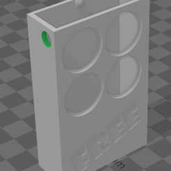 STL file Freebox delta remote control shell・3D print design to