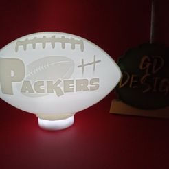 IMG_20240126_115119251.jpg Retro Green Bay Packers NFL Football Light