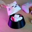 Cat_Kawaii_EpicBox_Holoprops-3.jpg Fichier 3D Kawaii Cat Loot Box - Impression en place - Pas de support・Modèle à télécharger et à imprimer en 3D