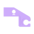 Creality_dual_gears_extruder_wire_loom_bracket.stl Creality dual gears extruder wire loom bracket