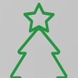 Tree-Orn-V1.png EASY TO PRINT, TREE, CHRISTMAS TREE, ORNAMENT