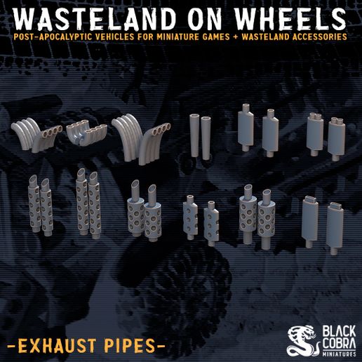 Exhaust Pipes- Wasteland on Wheels