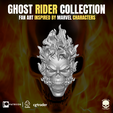 18.png Ghost Rider Head Collection for action figures