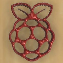 Raspberry.jpg Free STL file Raspberry pi logo・3D printer design to download