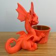 Dragon-Toy-Pot-Planter-Back-View-1000px.jpg Drache Spielzeug Topf Pflanzer