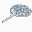2.png STL file Cake topper - Happy Father's Day circle・3D printer design to download, petete