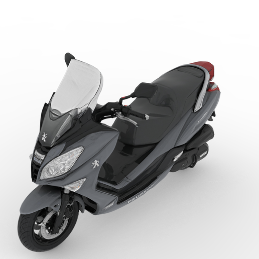 Peugeot XP400 GT 2022 Adventure Scooter – Detailed Miniature Model for Display & Easy Printing