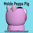 peppa-pig-5.jpg Peppa Pig Flowerpot Mold