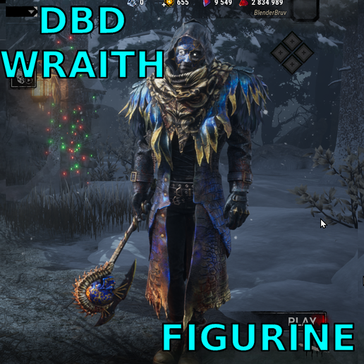 DBD Figurine Masquerade Phantom Wraith Killer STL – Dead by Daylight 3D Print Figurine Horror Game Statue for Resin & FDM cosmetic, outfit, costume, Free, HOliday, Halloween, Present, GIft,