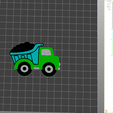 camion.png Dump truck keychain