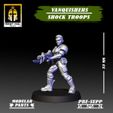VANQUISHERS SHOCK TROOPS KNIGHT $OUL// Studio f/f MODULAR 33 MM PRE-SUPP w PARTS & aS 7, aS Vanquishers Shock Troops