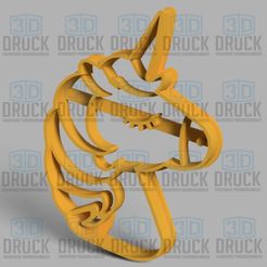 Unicornio 2.jpg STL file Unicornio - Unicorn Cookie Cutter・3D printable model to download