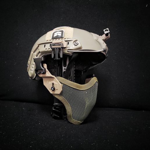( Airsoft ) Side attachment helmet MK3 STL File for Cults