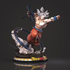 Goku-Ultrainst-1.jpg Archivo STL Goku Ultra Instinto・Objeto imprimible en 3D para descargar