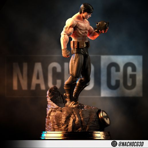 @NACHOCESD Fichier STL Fan Art Bruce Wayne - Statue・Modèle pour impression 3D à télécharger, NachoCG
