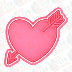 Valentines-day-heart-cookie-cutter.png STL-Datei Valentinstag Herz Ausstecher *・Design zum Herunterladen und 3D-Drucken, RxCookies
