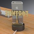 Fortnite (2).jpg Themed iPhone Stand - Tesla, FORTNITE, Batman or Hockey