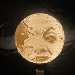 IMG_20190121_095353.jpg Fichier STL Lampe Le voyage dans la lune Georges Melies・Modèle imprimable en 3D à télécharger