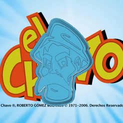 Daring Wluff-Ramon.png Файл STL THE GUY FROM THE 8 DON RAMON COOKIE CUTTER・Модель для загрузки и печати в формате 3D