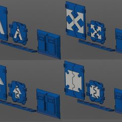 Rhino sets 2.jpg Archivo STL Deimos Rhino Conversion Kit W Designaciones de la escuadra Modelo de impresión en 3D・Modelo para descargar e imprimir en 3D