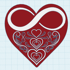 infinity-heart-1.png Infinity heart, love symbol, fridge magnet, keychain